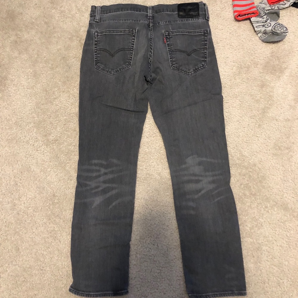 Levi 511 slim fit distressed jeans